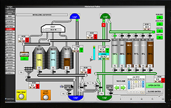 Kasa Controls & Automation Level 4 Automation Historical Overview Screen